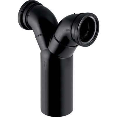 Geberit PE dubbele wandclosetbocht - 180 graden verticaal d 110/110