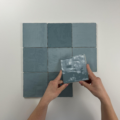 By Goof Moos Sky brillant fait main 13x13