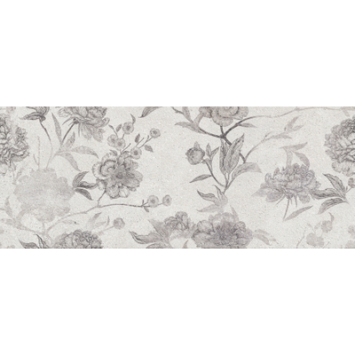 ÉCHANTILLON Terravito Melora carreau mural - 30x75cm - rectifié - Aspect béton - White decor mat (blanc)