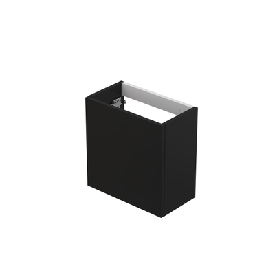 INK Contra/Enter Fonteinkast - 40x22x40cm - 1 deur - push to open of tbv grepen - links/rechtsdraaiend MDF lak - Antraciet mat