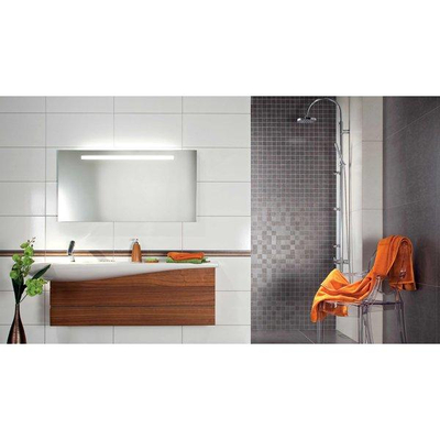 ÉCHANTILLON Ceralto Elmira Matte Carrelage mural 25x33cm 7mm pâte blanche Blanc