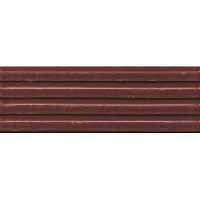 ÉCHANTILLON Terravito Ornato Revêtement mural céramique - 10x30.5cm - 8.6mm - Rouge