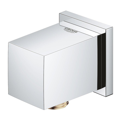 GROHE Euphoria Cube Coude mural filetage extérieur sécurité contre retour d'eau chrome