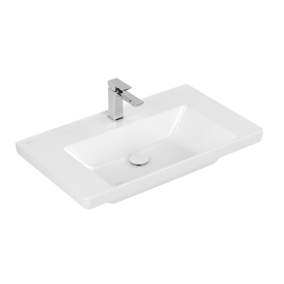 Villeroy & Boch Subway 3.0 Lavabo pour meuble - 800 x 470 x 165 mm - blanc Alpin brillant (blanc) - sans trop-plein