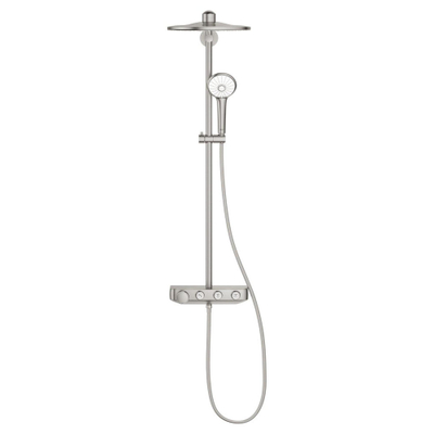 Grohe Euphoria SmartControl Regendoucheset hoofddouche 31cm - hannddouche rond - Supersteel (RVS)