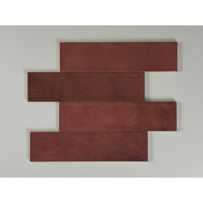 Cifre Ceramica Moon Carrelage mural - 7.5x30cm - 8.6mm - Rouge