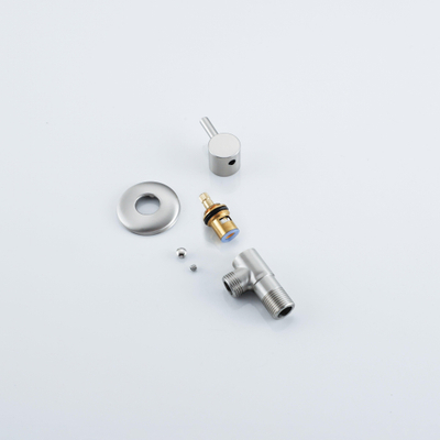 Fugaflow Eccelente Sobrado - stopkraan G1/2 - -Geborsteld RVS PVD (RVS)