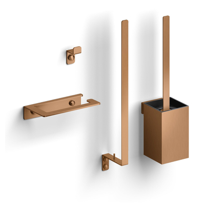 Clou Fold kit accessoires WC bronze brossé PVD