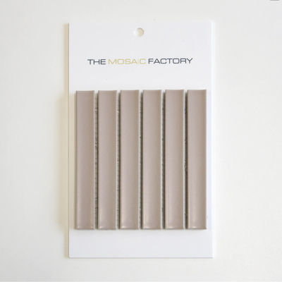 SAMPLE The Mosaic Factory Sevilla carreau mosaïque - 15x25cm - carreau mural - Rectangulaire - Porcelaine Vintage Rose Mat