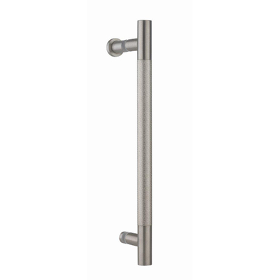 Crosswater Optix Poignée cannelée - 12,5 cm - inox brossé
