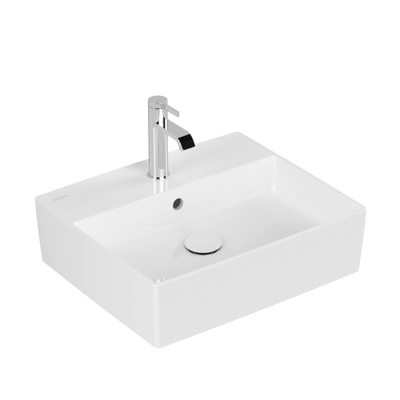 Villeroy & Boch Memento 2.0 Vasque à poser - 49.8x42cm - trop-plein - ceramic+ - blanc