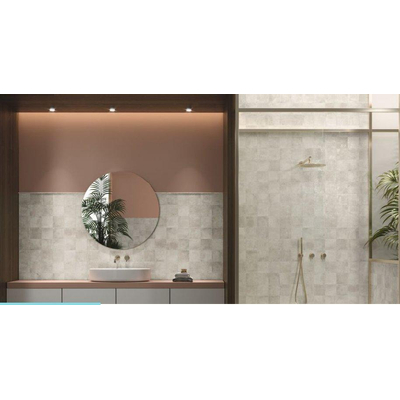 Zyx Amazonia Vloertegel - 13.8x13.8cm - 9.0mm - Off white