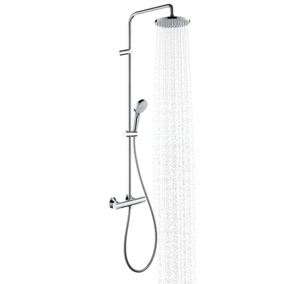 Hansgrohe Vernis Blend showerpipe met thermostaat chroom