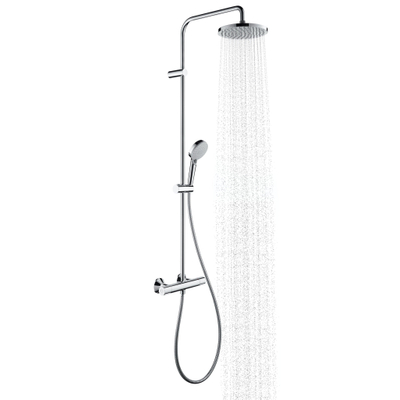Hansgrohe vernis blend tuyau de douche avec thermostat chromé