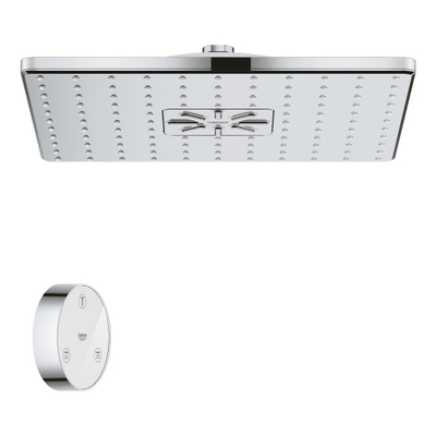GROHE Rainshower SmartConnect 310 Cube Hoofddouche - 31x31cm - 2 straalsoorten - met afstandsbediening - chroom