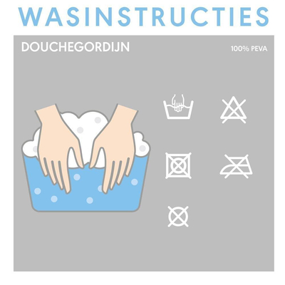 Sealskin Clear Rideau de douche PEVA 180x200 cm Transparent