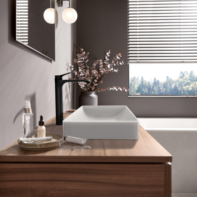 Hansgrohe VIVENIS wastafelkraan - model 250 - coolstart - eengreeps - zonder waste - mat zwart