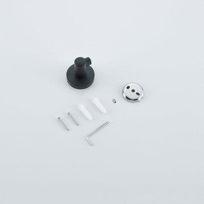 Fortifura Calvi Toiletset - toiletrolhouder - toiletborstel - handoekhaak - mat zwart