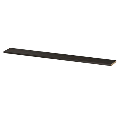 INK 35d wandplank - 275x35x3.5cm - voorzijde afgekant - tbv nis - MFC Intens eiken