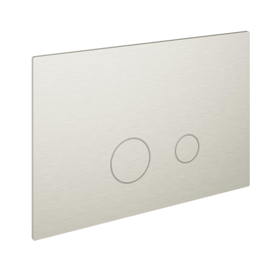 Hotbath &MORE Plaque de commande adaptée à Geberit UP320 Nickel brossé