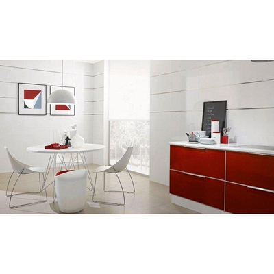 ÉCHANTILLON Céramique-Apolo Branco Cera 250X330 Blanc Brillant R2541 7,4Mm Brillant 25x33cm BLANC