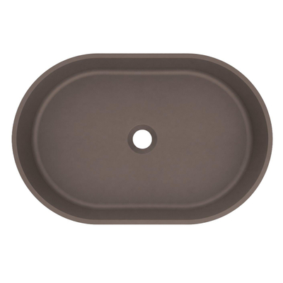 Arcqua Case Opbouw Waskom - ovaal - 55x36cm - mat mokka