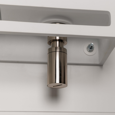 Wiesbaden Julia fontein links 35 x 20 x 16 cm solid surface mat wit