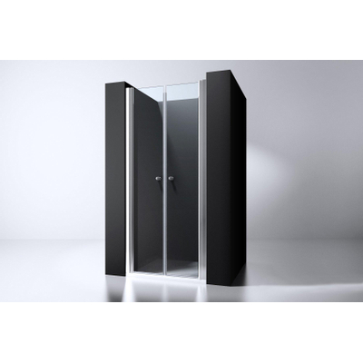 Best Design Erico Double portes avec profilé 76 79x200cm verre Nano 6mm