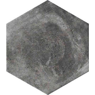Ceralto Urbico Loft Vloertegel - 24x27.7cm - 10.0mm - Pitch black