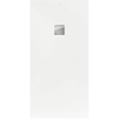 Villeroy & Boch Excello douchevloer - 160x80cm polyurethaan/acryl - Stone White (mat wit)