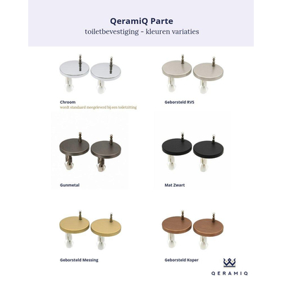 QeramiQ Dely Swirl Compact Assise - softclose - quickrelease - 25 mm - blanc mat