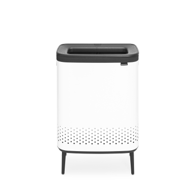 Brabantia Bo Hi Boîte à linge - 2x45 litres - blanc
