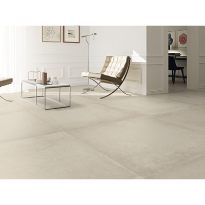 SAMPLE Baldocer Cerámica Vloer- en wandtegel Grafton Ivory Gerectificeerd betonlook Mat Beige