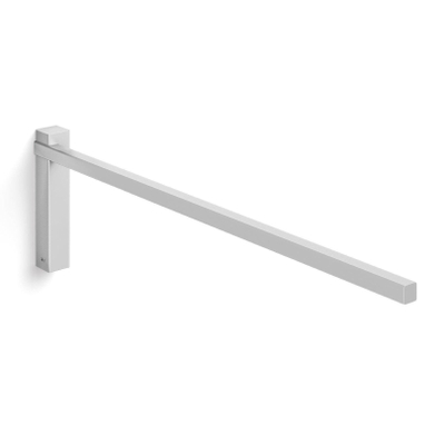Zack Carvo Porte-serviettes - 44cm - simple - non pivotant - inox brossé