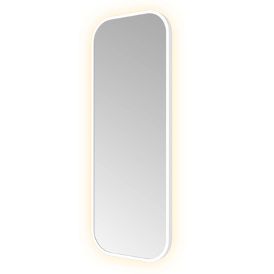 Hotbath &MORE Spiegel - 30x80cm - indirect LED - color changing - dimbaar - met afstandsbediening - mat wit