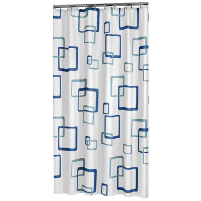 Sealskin Retro Rideau de douche PEVA 180x200 cm Bleu