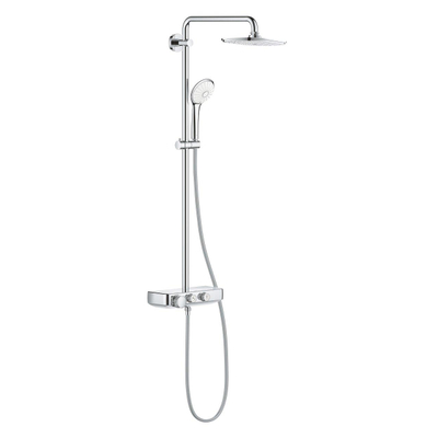 Grohe Euphoria SmartControl System300 mono douchesysteem m. douchekraan thermostatischHOH=15cmm. hoofddouche 30x15cm en handdouchechroom