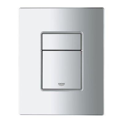 Grohe Even Bedieningsplaat - dualflush - 2-knops - chroom