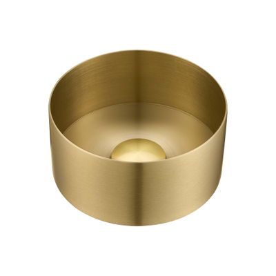 Saniclass ONE Waskom - 21x21x10 - RVS - Geborsteld messing (goud)