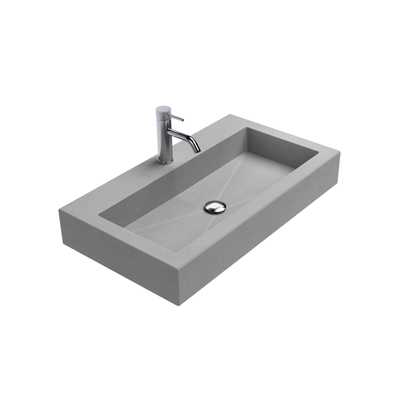 Thebalux wastafel model Raw 1x kom 1x kraangat