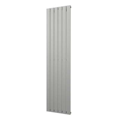 Plieger Cavallino Retto designradiator verticaal enkel middenaansluiting 1800x450mm 910W parelgrijs (pearl grey)