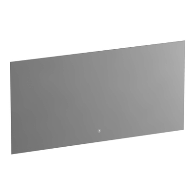 BRAUER Ruby spiegel – rechthoek – 140x70 cm – indirecte LED rondom – Aluminium geborsteld