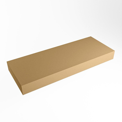 Mondiaz TOP 46 Plan sous vasque - 120x46x12cm - suspendu - solid surface - Oro