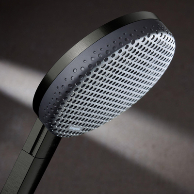 Hansgrohe Raindance alive showerpipe - 210/340 1 jet thermostaat - Brushed Black Chrome (antraciet)