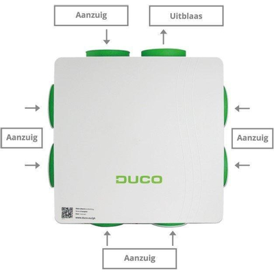 Duco DucoBox Silent Connect ventilateur résidentiel 400 m³/h (fiche avec mise à la terre)