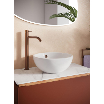 Crosswater MPRO Mitigeur lavabo - 36.2cm - rehaussé - sans bonde - Bronze brossé