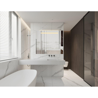Adema Squared 2.0 Miroir salle de bains 60x70cm avec éclairage LED supérieur avec interrupteur capteur