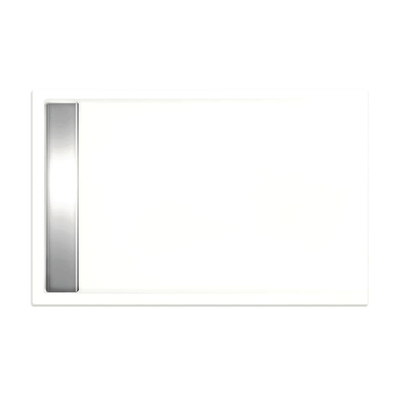 Xenz Easy Tray douchevloer - 140x100x5cm - acryl - zonder gootcover - wit