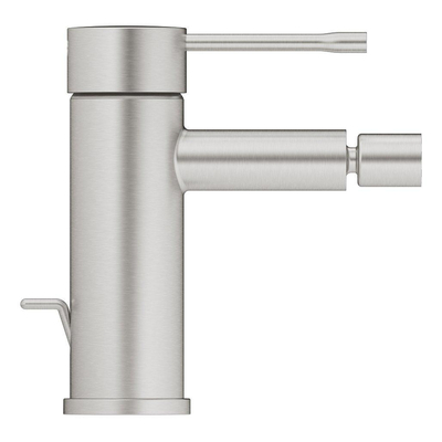 Grohe Essence New Bidetkraan - S-Size - met waste - Supersteel (RVS)
