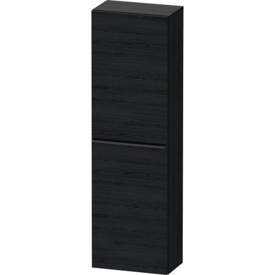 Duravit D-neo Halfhoge kast - 400x240x1320mm eiken (zwart) - mat eiken zwart